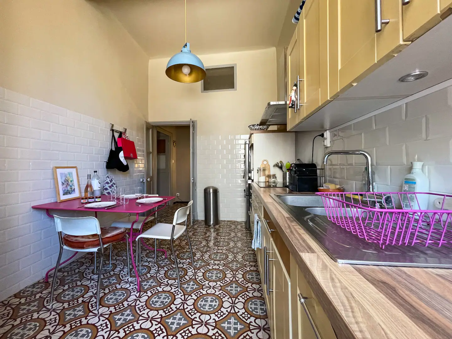cuisine moderne dans un appartement en location à Ajaccio