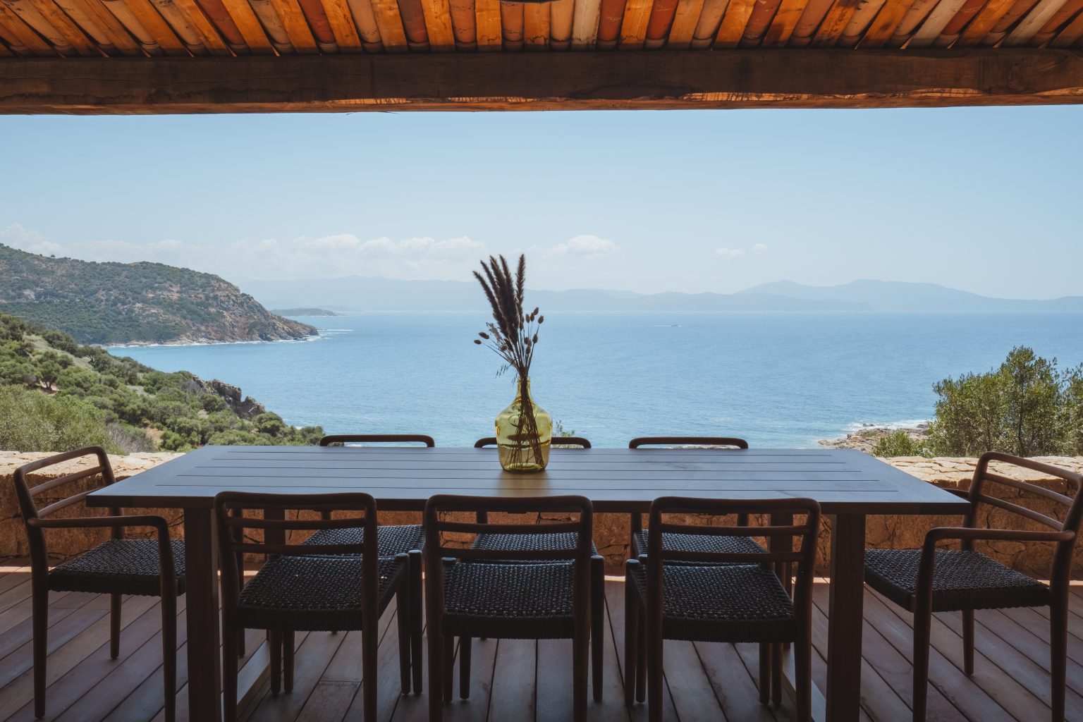 villa Casa Petra Marina avec terrasse vue mer en Corse-du-Sud